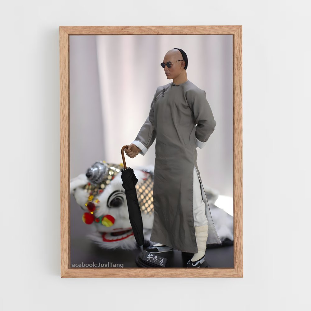 Poster La Poupée Sous La Pluie – affiche Kung Fu (vue 4)